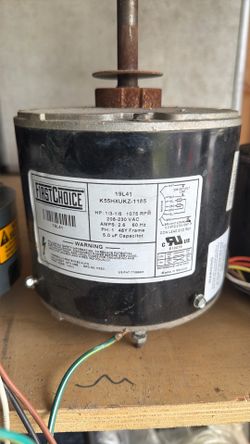 Condenser fan motors 80$ each