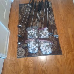 Golf Balls And  Golf Clubs