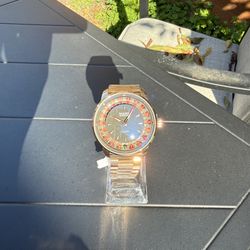 Rose Gold Roulette Watch 