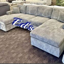BRAND NEW 4PC SECTIONAL SOFA SET WITH DOBLE CHASE $499