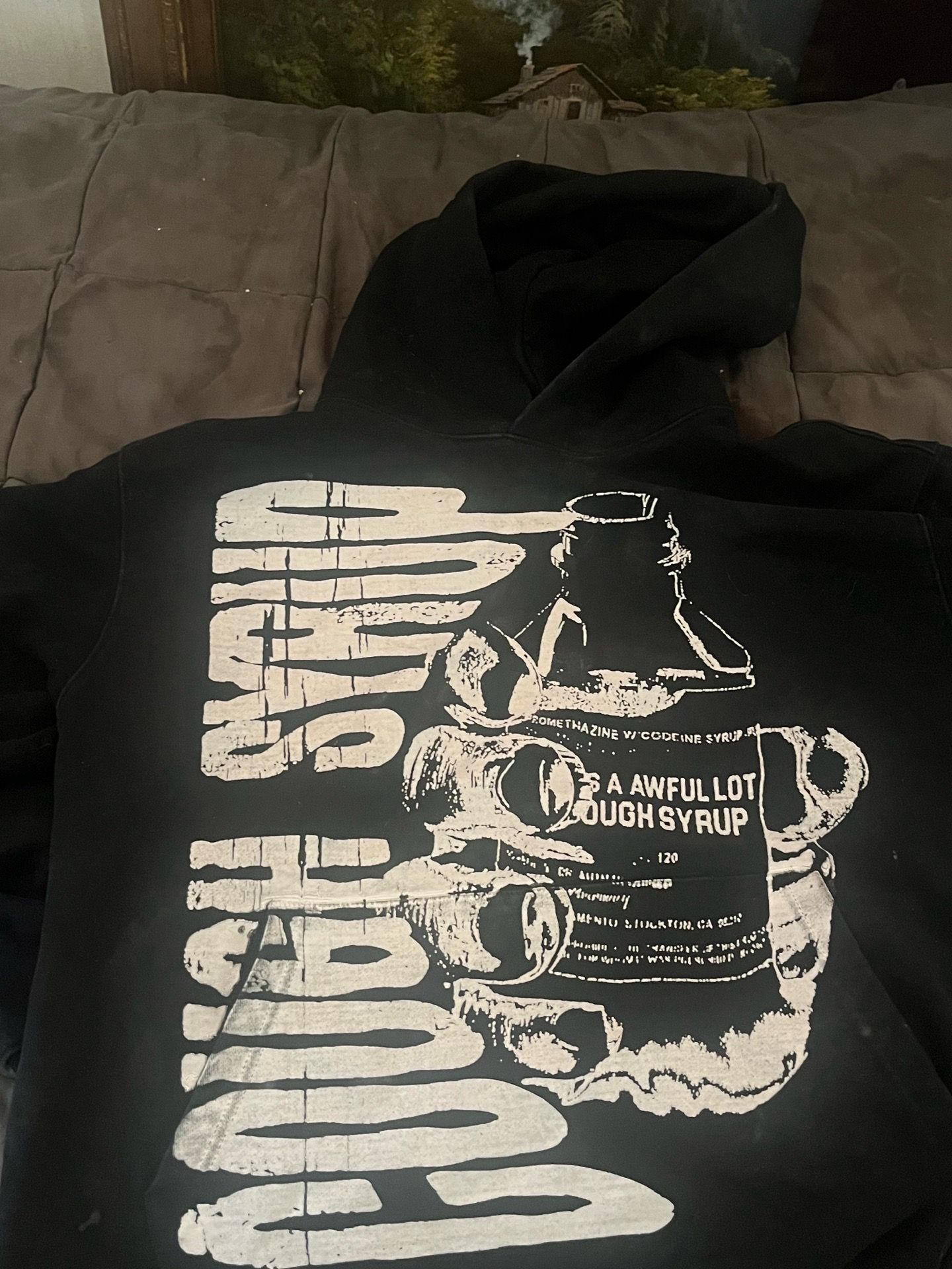Awful lot of cough syrup hoodie