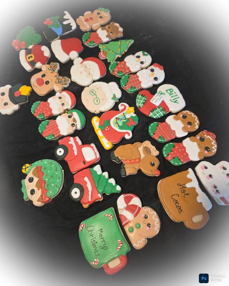 Custom Decorated Sugar Cookies $40.00/dozen