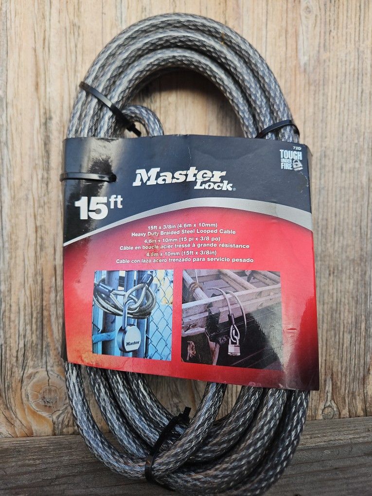 Master Lock 15ft Cable
