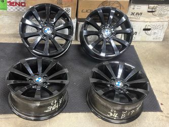 BMW rims Wheels 17 Inch factory 5 lug bolt pattern 120 mm set of 4