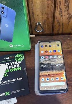 HALF OFF (50%) RETAIL SALE NEW IN BOX FACTORY UNLOCKED COMPATIBLE ALL CARRIERS: MOTOROLA MOTO G PLAY 2024 MADE FOR PRIMARY USE USA 4/64GB  50MP CAMERA