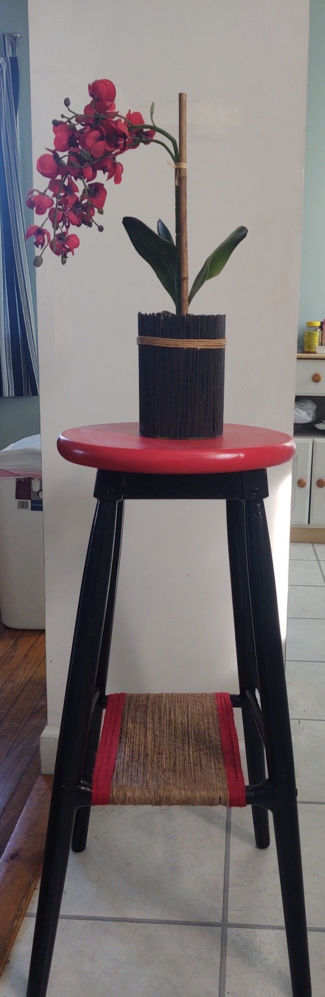 Bar Stool Plant Stand