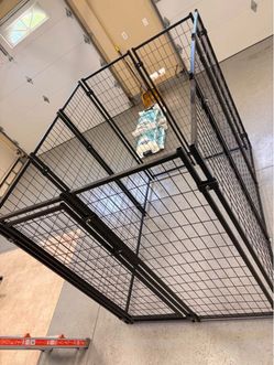 Two Heavy-Duty Modular Dog Kennel Sets – Home Depot
