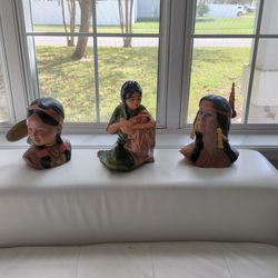 Native American Ceramic Figures