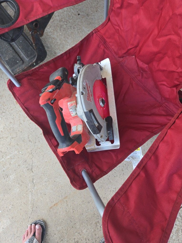 Milwaukee Circul Saw No Battery No Charger