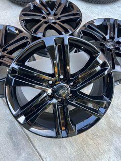 Ford f150 rims 20” OEM Factory Wheels Rines new gloss black powder coated ( exchange available )( Cambio Disponible ) fits ford f150 ford expedition