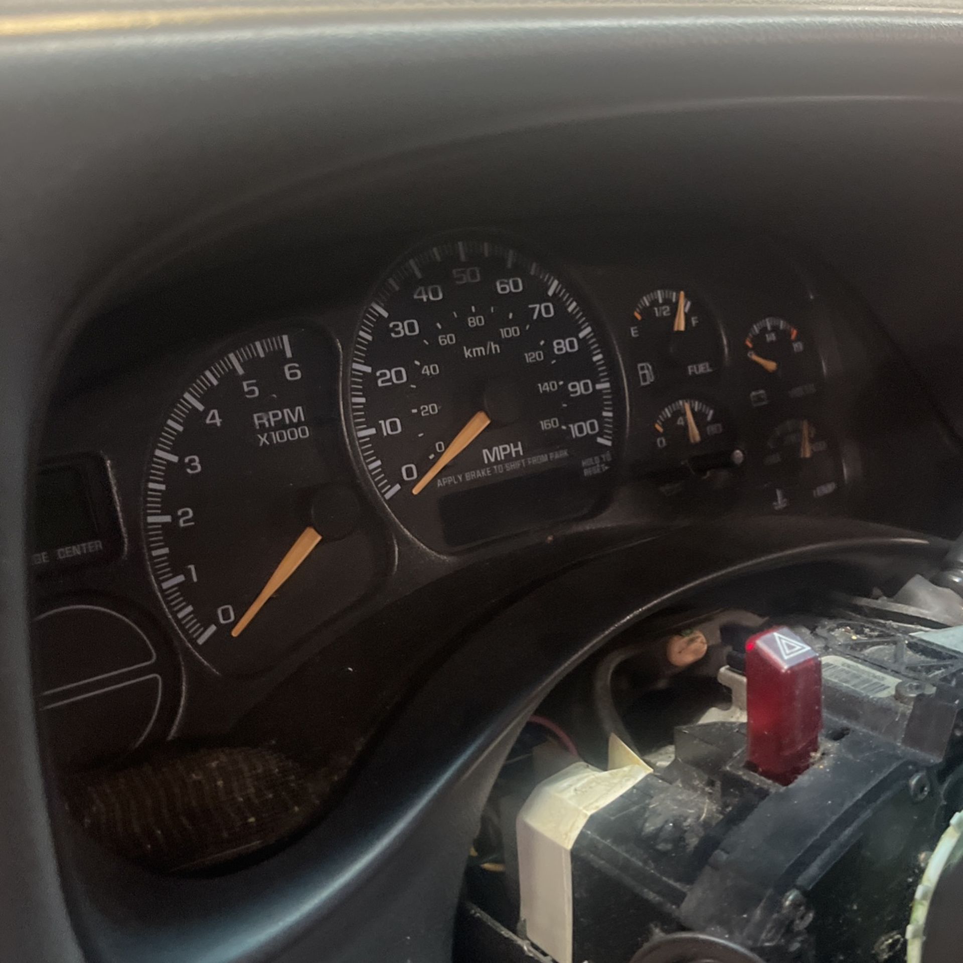 2003 chevy tahoe interior speedometer gauge