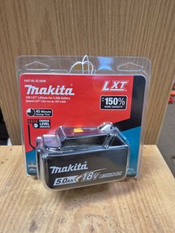 NEW Makita 18V LXT 5ah Battery BL1850B