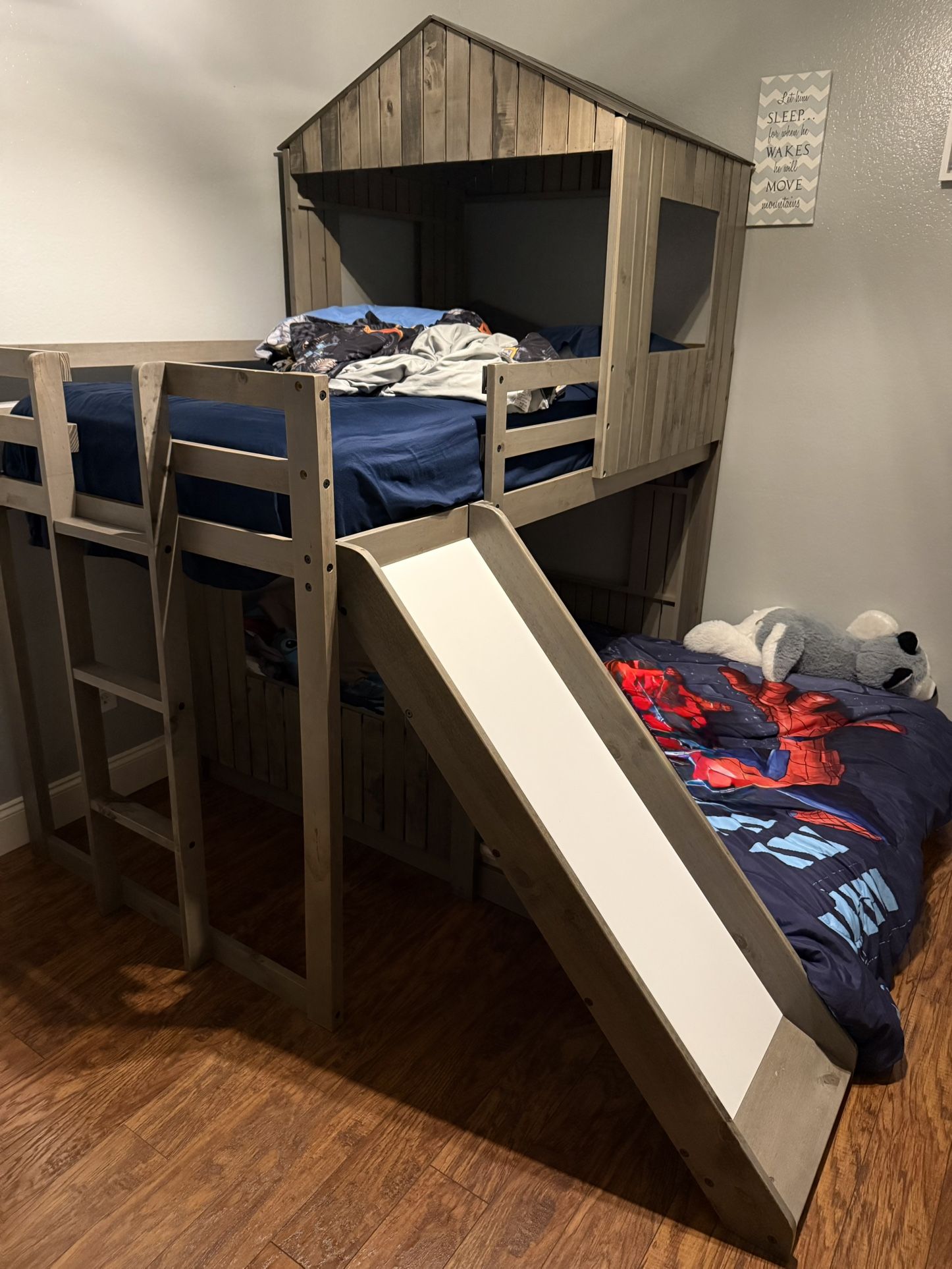 Twin Over Full L Shaped Bunk Bed