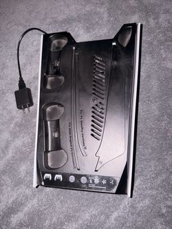 PS5 Cooling Stand + Dual Controller Charging Dock & RGB Lights