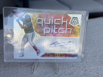 Vladimir Guerrero Jr Autographed Panini Card