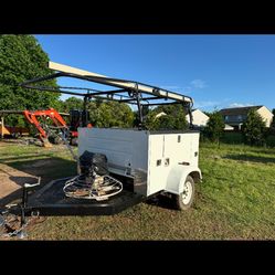 Costum Trailer For Concrete Equipments 