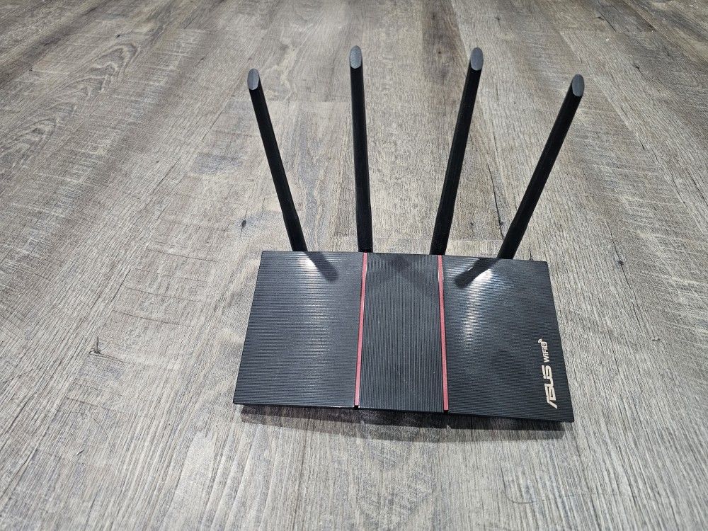 ASUS RT-AX55 AX1800 Dual Band WiFi 6 Gigabit Router, 802.11ax