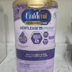 Brand New Enfamil NeuroPro Gentlease Formula - 40oz Box (2 Sealed Tubs)