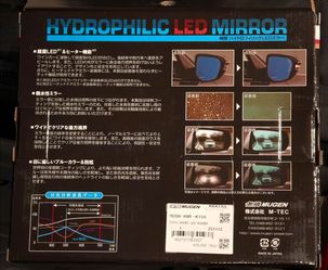 Mugen hydrophilic led mirror for FL5 Civic Type R / DE5 Integra Type S