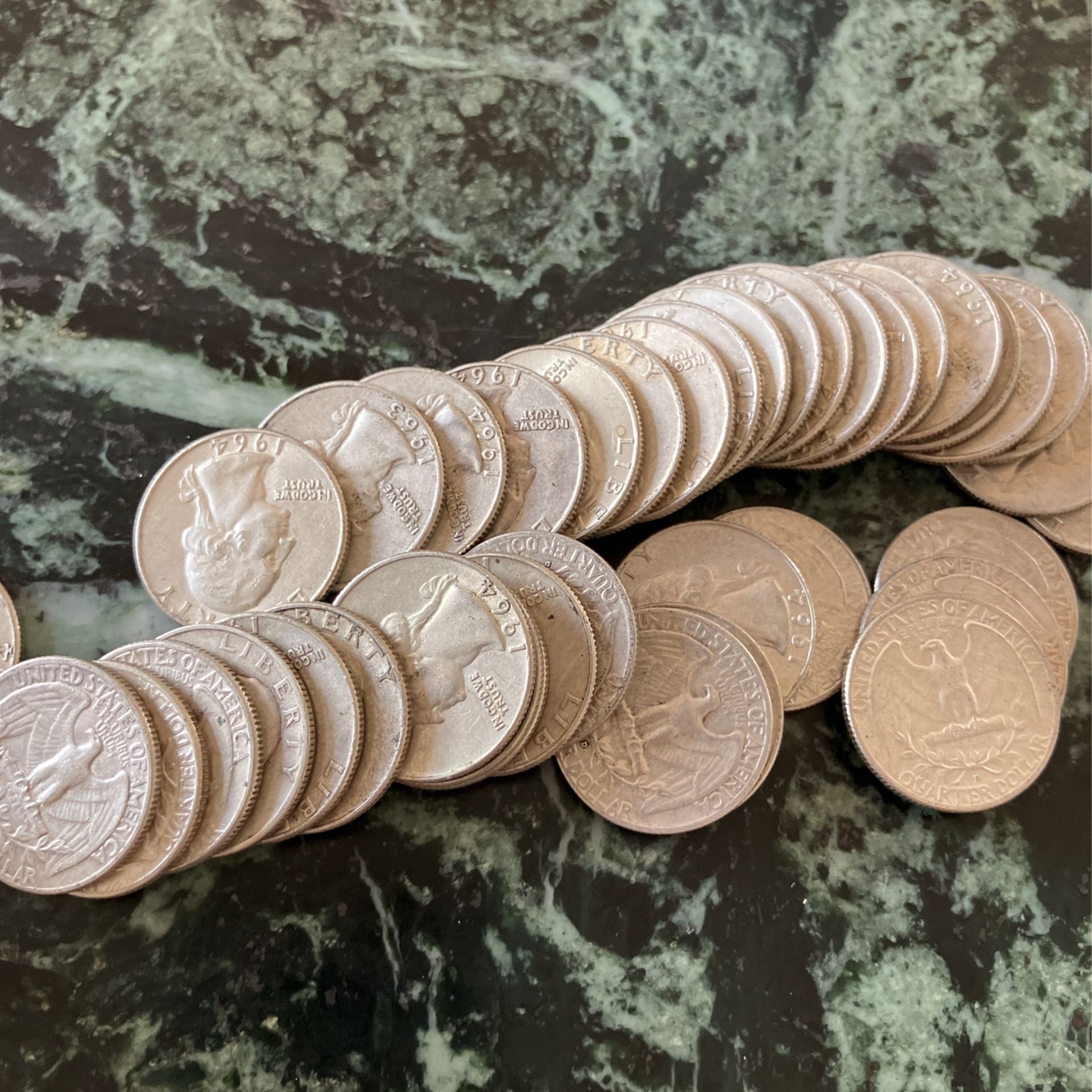 Washington Silver Quarters 90% Silver 17-17.5x FV! for Sale in Redondo ...