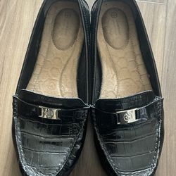 Women’s Black Giani Bernini flats - 10W