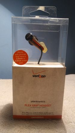 VERIZON... "plantronics" FLEX GRIP HEADSET...Audifono FLEX GRIP