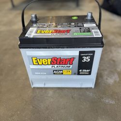 Like New Ever Start Platinum Group Size 35 Top Post Battery $120firm Fcfs 
