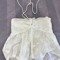 white halter top
