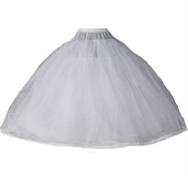 OBO white Tulle Ball Gowns Dresses Petticoats