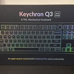 Keychron Q3 QMK Knob Navy Blue A Blue Switches