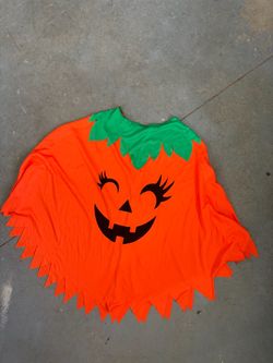 Pumpkin poncho costume