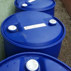 55 Gallons Plastic Drums Closed Top 20each