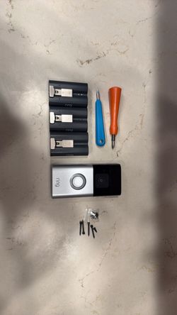 Ring Video Doorbell with Batteries and Tools