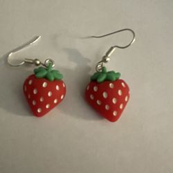 Strawberry Charm Earrings
