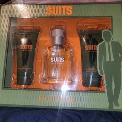 Men's Cologne. Suits Cologne Set. Shower Gel. After Shave Balm. Perfume De Hombre 