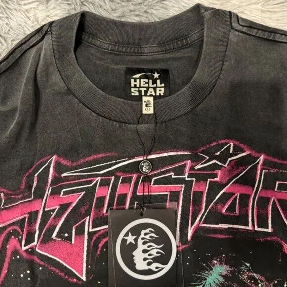 Hellstar The Future Black/Pink T-Shirt Men’s