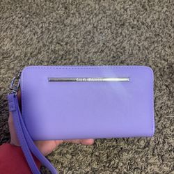 NEW Steve Madden Lavender Wristlet Wallet 