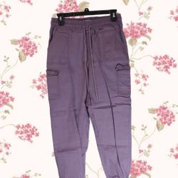 Purple Joggers