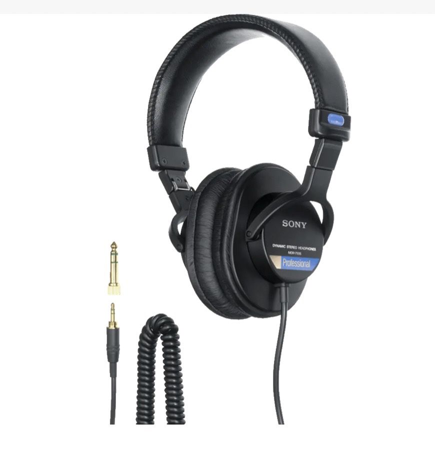 Sony Headphones Professional Studio, Y Audio Adapter Made For iPhone , iPad