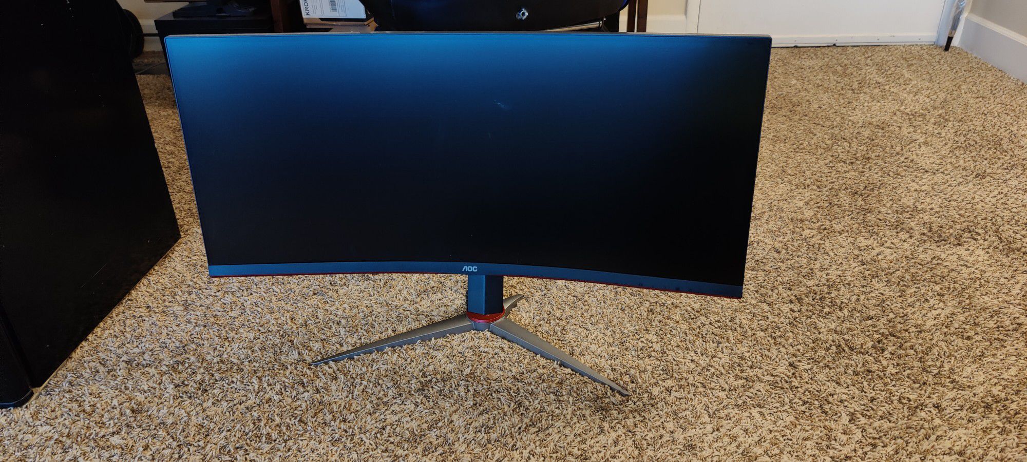 AOC Ultrawide 34" Curved Gaming Monitor 144hz Refresh Rate, 3440x1440