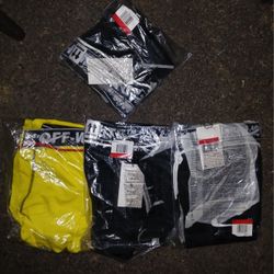 OFF-WHITE / NIKE COLLABORATION  WORKOUT COMPRESSION PANTS-MENS LARGE 