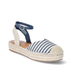 NWOT Time and Tru Women's Ankle Strap Espadrilles, Size 8