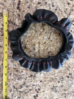 Car steering wheel cover and car phone holder