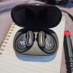 I27 Hearing Aids Headphones Earbuds Wireless Bluetooth 54hr Playback Time Hi-Fi USB C With Charging Case 