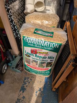 Easy lawn repair kit 600 square feet repair have 2 of these $30 for both