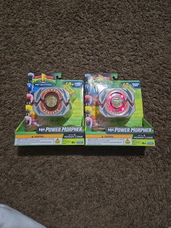 Mighty Morphin Power Rangers Morpher With Power Coins Red Ranger Black Ranger