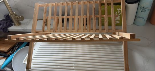 Bamboo dish rack