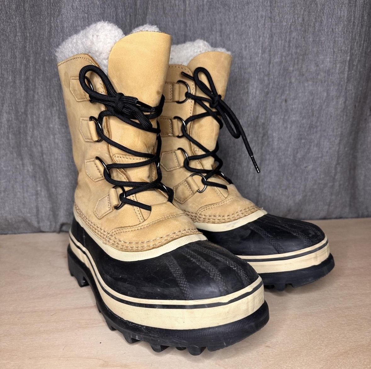 Unisex Leather Sorrel Snow Boots