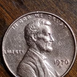 Rare 1970 D Lincoln Memorial Penny With Missing "E" In Latin Phrase