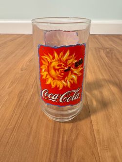 Vintage COCA-COLA "Sun" Drinking Bottle Of Coke 1995 No Fading Bright Colors
